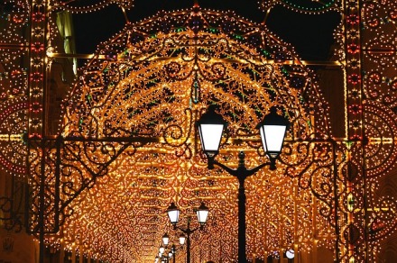 Weihnachtsbeleuchtung in Moskau | 365tageasatzaday